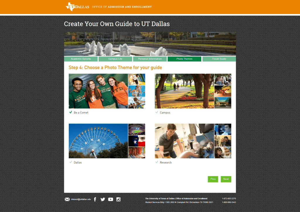 Create Your Own Guide Web App&nbsp;Redesign