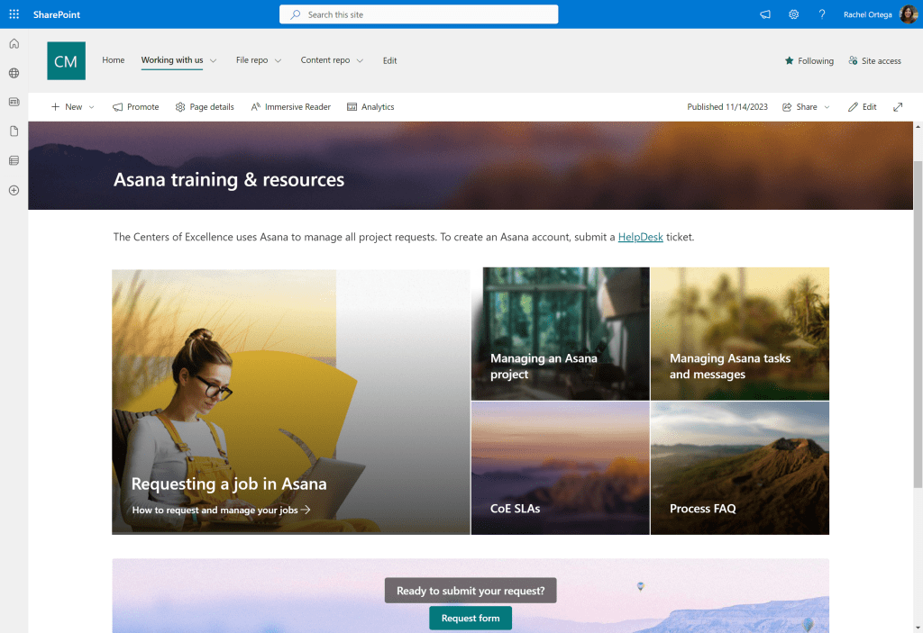 Corporate Marketing Intranet